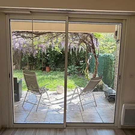 Jardin Privé 2 Pièces Garage Calme Appartement